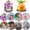 Diamond Painting Coasters Kit, 8 PCS DIY Music Star Diamond Art Coasters with Holder, Diamond Art Kits for Adults, Unique Gift for Music Lovers and Fans